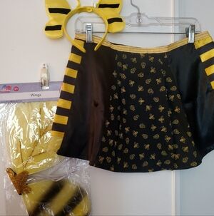 Bumble Bee Costume with Wings & Antenna